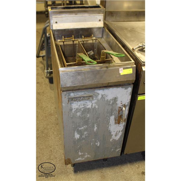 FRYMASTER DUAL BASKET NATURAL GAS DEEP FRYER