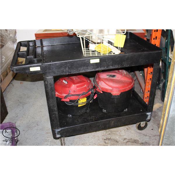 RUBBERMAID COMMERCIAL CLEANING CART