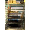 5' GREEN WIRE COMMERCIAL STORAGE RACKS - 6 TIER