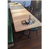 Image 1 : LOT OF 5 RECTANGULAR 2' DINING TABLES