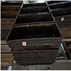 Image 1 : LOT OF 4 COMMERCIAL 4-LOAF BAKE PANS 23" X 10.5"