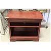 Image 1 : DARK CHERRY SIDE TABLE / CABINET 31.5" X 18" X 28"