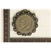 Image 1 : 1976 IKE DOLLAR IN ANTIQUE PENDANT MADE FOR