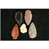 Image 1 : 5 ARROWHEADS: ALL DIFFERENT COLORS