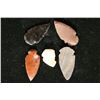 Image 2 : 5 ARROWHEADS: ALL DIFFERENT COLORS