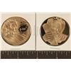 Image 1 : 2-THE MEDALLIC HISTORY OF THE JEWISH PEOPLE 1 1/2"