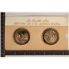 Image 1 : 2-SOLID BRONZE 1 3/4" FRANKLIN MINT ROUNDS: