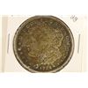 Image 1 : 1921 MORGAN SILVER DOLLAR (AU WITH GOLDEN TONING)