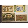 Image 2 : 4-1921 GERMAN NOTGELD 50 PFENNIG BILLS ALL