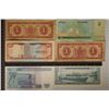 Image 2 : 6-FOREIGN BANK NOTES: FIJI $2, 1987 PERU 10 INTIS