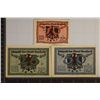 Image 1 : SET OF 3-1921 GERMAN ARNSTADT NOTGELDS 10, 25 &