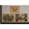 Image 2 : SET OF 3-1921 GERMAN ARNSTADT NOTGELDS 10, 25 &