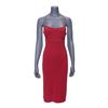 Image 2 : Lot #41: BATTLESTAR GALACTICA (2003) - Number Six's (Tricia Helfer) Red Dress Costume