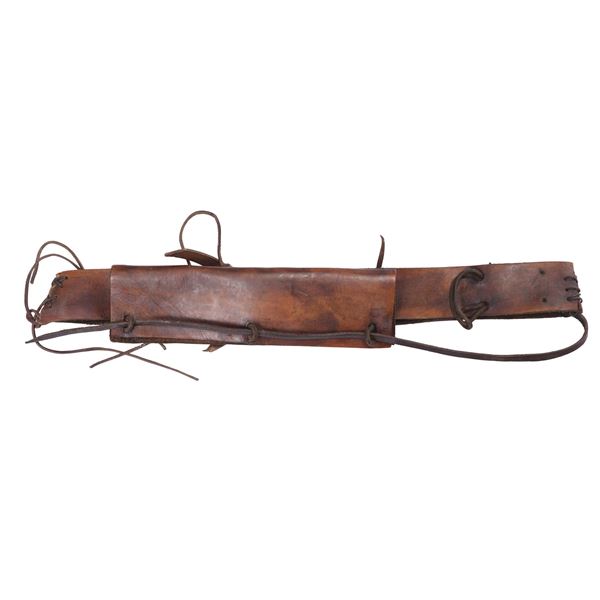 Lot #80: BRAVEHEART (1995) - William Wallace's (Mel Gibson) Leather Baldric and Claymore Scabbard