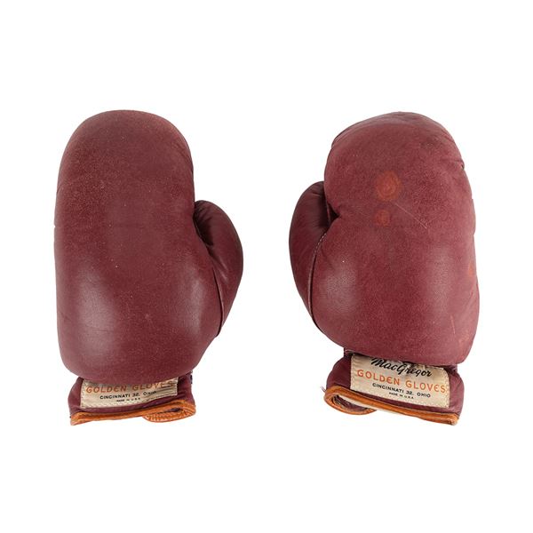 Lot #88: BRUCE LEE - Bruce Lee's Vintage Boxing Gloves