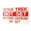 Image 2 : Lot #370: STAR TREK: THE ORIGINAL SERIES (1966-1969) - "Hot Set" Sign