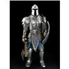 Image 2 : Lot #512: WARCRAFT (2016) - Alliance Foot Soldier Armor with Sword, Shield, and Hand Cannon