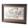 Image 2 : Lot #724: THE DARK CRYSTAL (1982) - Framed Printed Harry Lange Wall of Destiny Concept Sketch