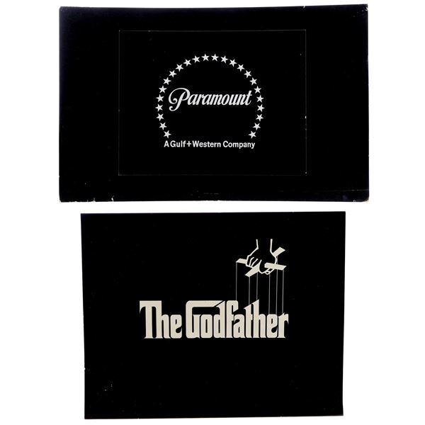 Lot #830: THE GODFATHER (1972) - Opening and Closing Title Card Set