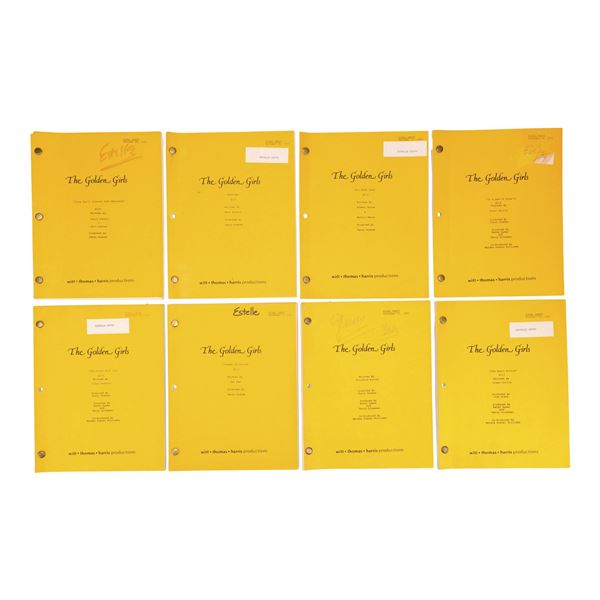 Lot #848: THE GOLDEN GIRLS (1985-1992) - Rich Weaver Collection: Three Estelle Getty-Signed Scripts