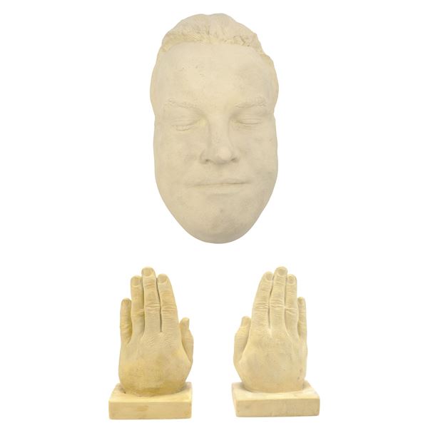 Lot #1105: JOHN CHAMBERS COLLECTION - John Chambers Collection: John Chambers Face and Hand Casts