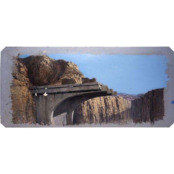 Lot #1178: SOLARBABIES (1986) - Hand-Painted Gorge Jump Matte Painting