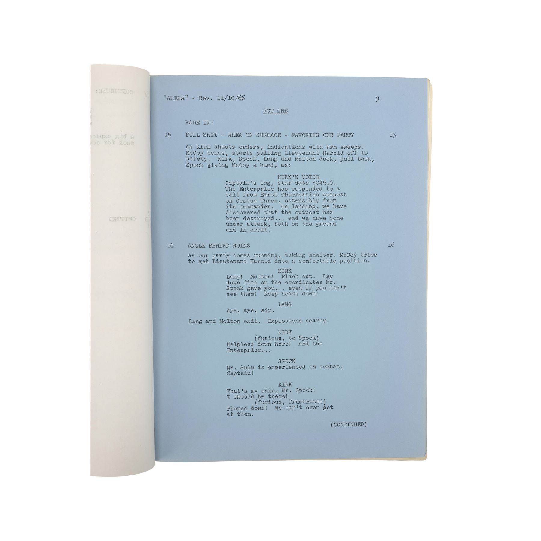 Lot #1224: STAR TREK: THE ORIGINAL SERIES (1966-1969) - Set of 10 ...