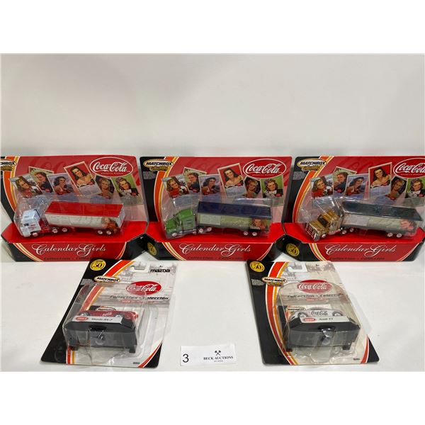 Collectible Coca-Cola Matchbox Trucks And Cars