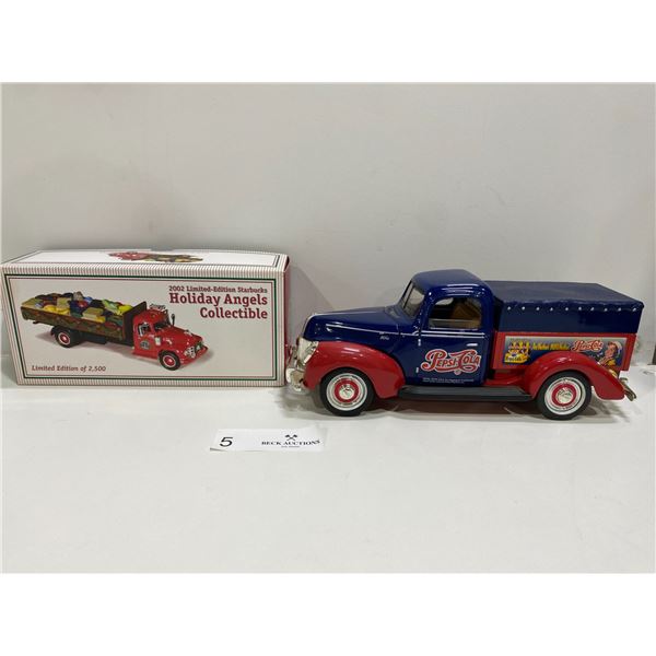 Limited Edition Starbucks And Pepsi Truck And Die-cast Pepsi Truck