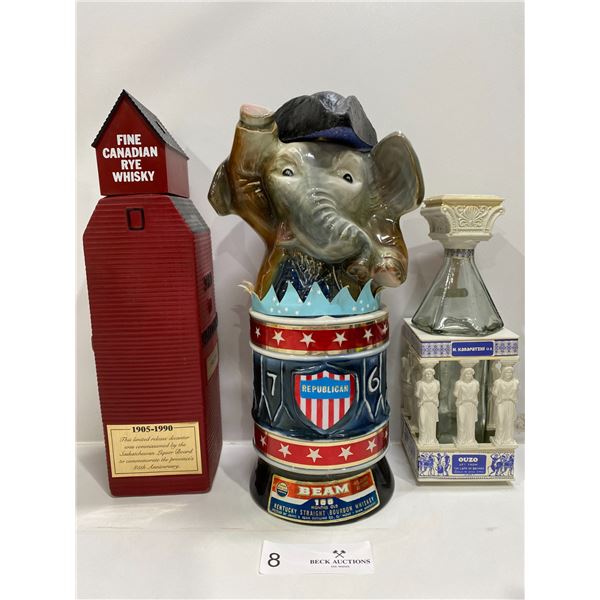 Assorted Decorative Decanters