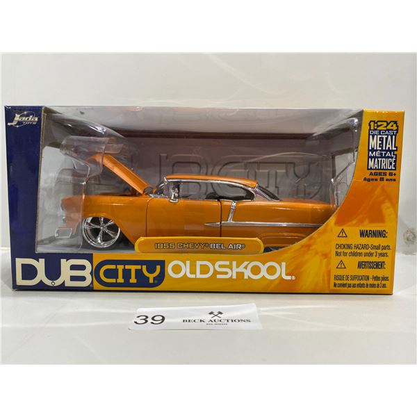 Dub City Old Skool 1955 Chev Bel Air 1:24 Scale Die-Cast