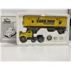 Image 1 : Mack R-Model Dump Truck With Plow "Tiger Paw Trucking" 1:34 Scale