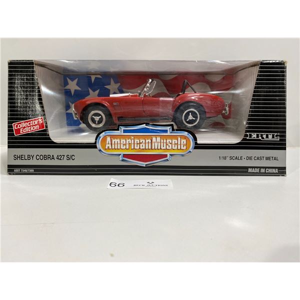 American Muscle Collectors Edition Shelby Cobra 427 S/C 1/18 Scale Die Cast