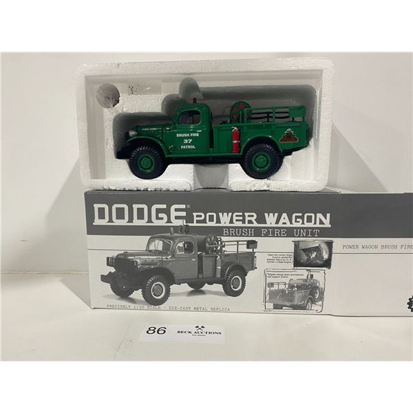 Dodge Power Wagon Brush Fire Unit Die-Cast 1/30 Scale