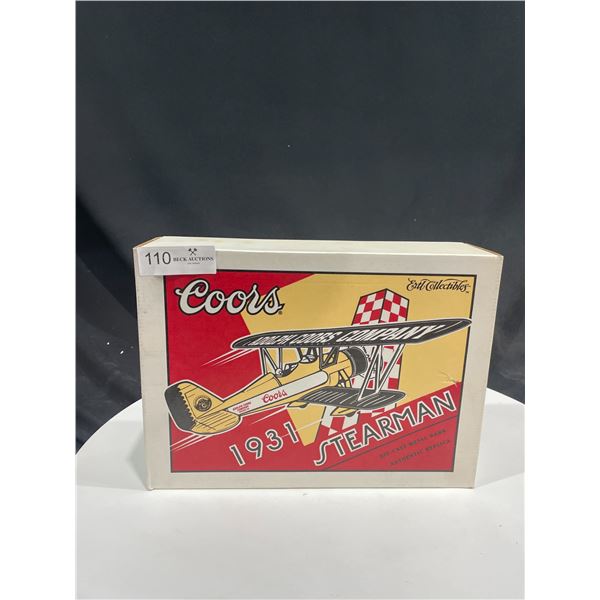 ERTL Collectibles 1931 Coors Stearman Die Cast Replica