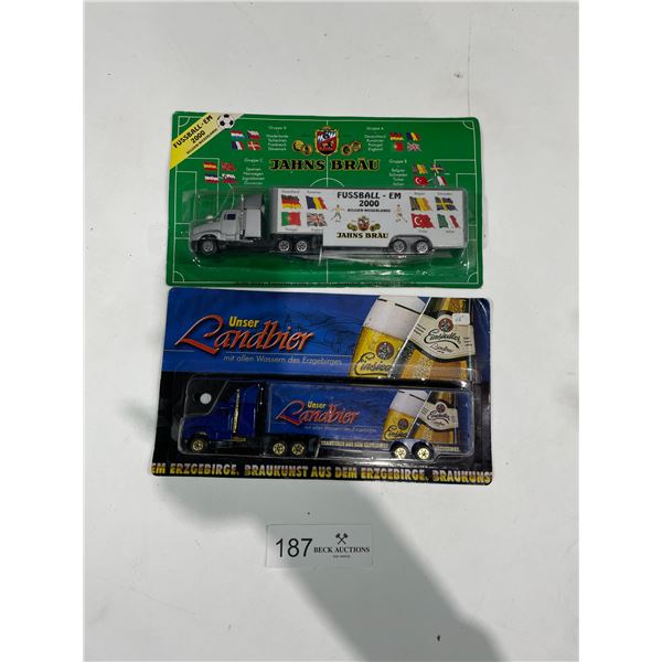 Foreign Beer Truck Replicas