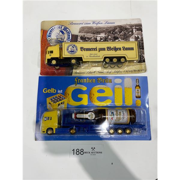 Foreign Beer Truck Replicas