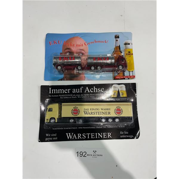 Foreign Beer Truck Replicas