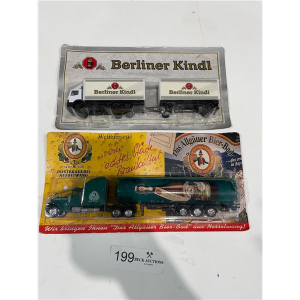 Foreign Beer Truck Replicas