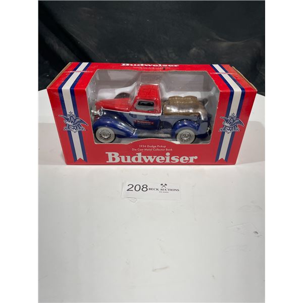1937 Dodge Pickup Budweiser Die-Cast Replica