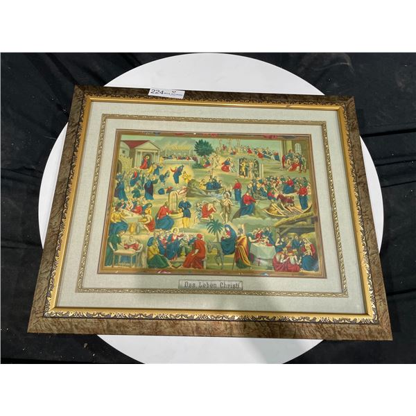 Das leden Christi Framed Art