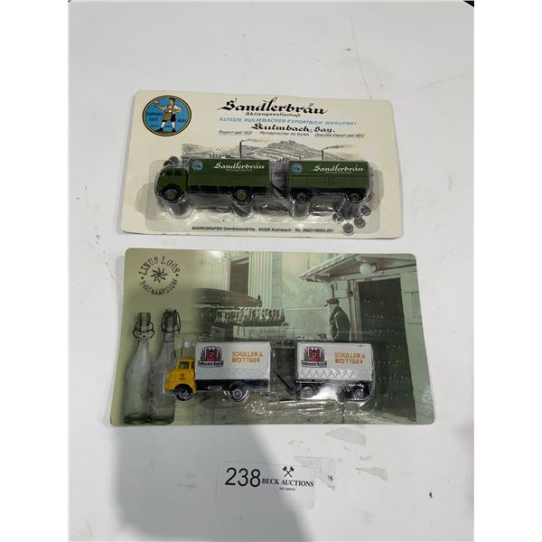 Foreign Beer And Bacardi Truck Replicas