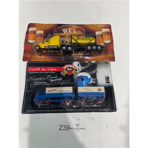 Foreign Beer Truck Replicas