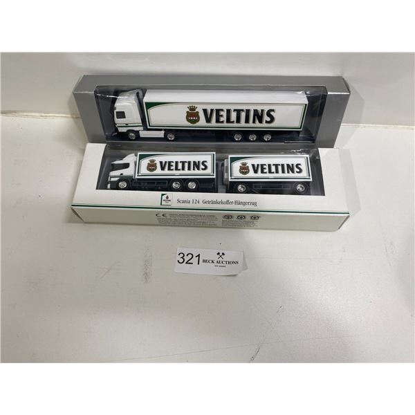 Veltins Collectable Die-Cast Replica Trucks
