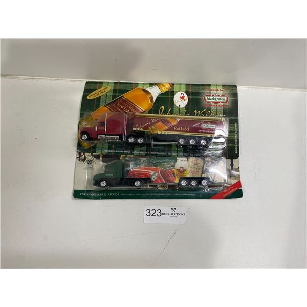 Collectible Die-Cast Foreign Beer Truck Replicas