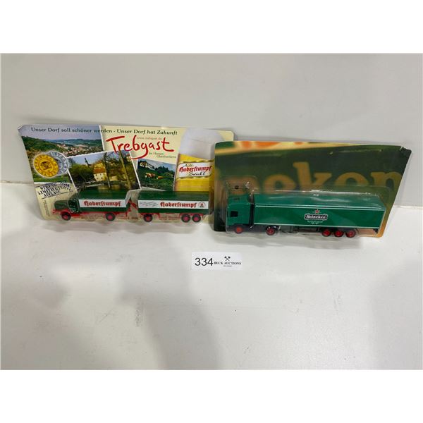 Collectible Die-Cast Beer Truck Replicas