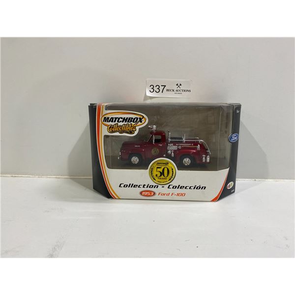 Matchbox Collectible 1953 Ford F-100 Die Cast Replica