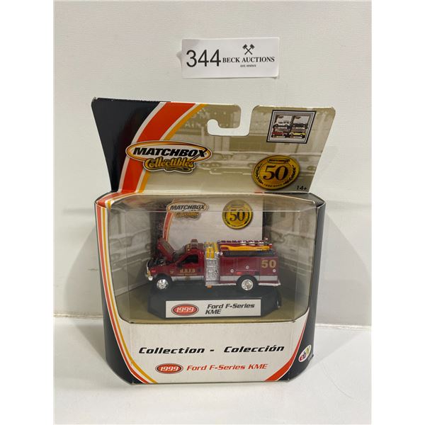 Matchbox Collectible 1999 Ford F-Series KME Die Cast Replica