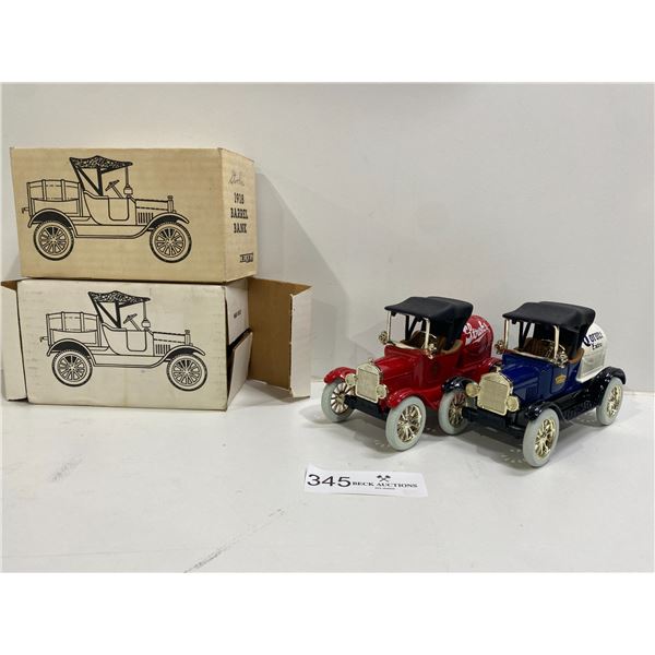 ERTL 1918 Die-Cast Barrel Banks