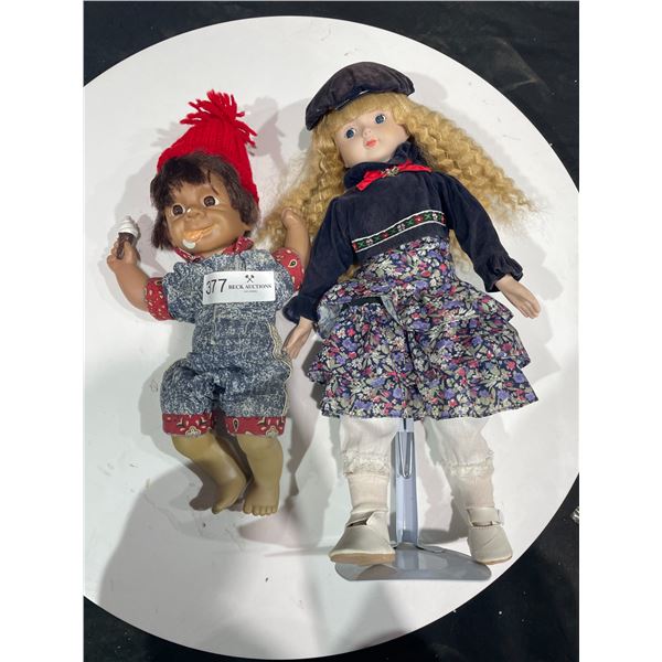 2 Collectable Dolls